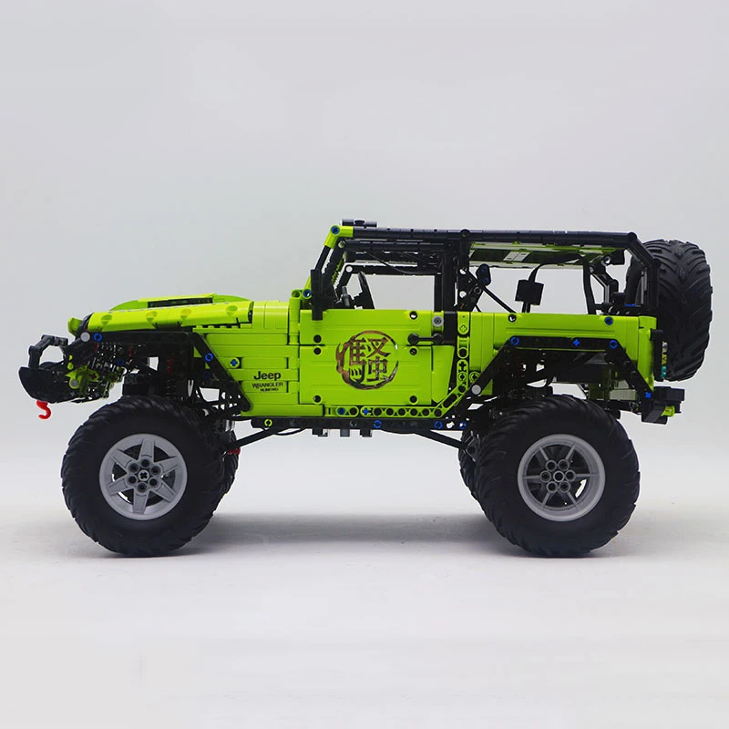 Technic RC Jeeped wrangler автомобиль супер гоночный спортивный MOC 2425 приключение