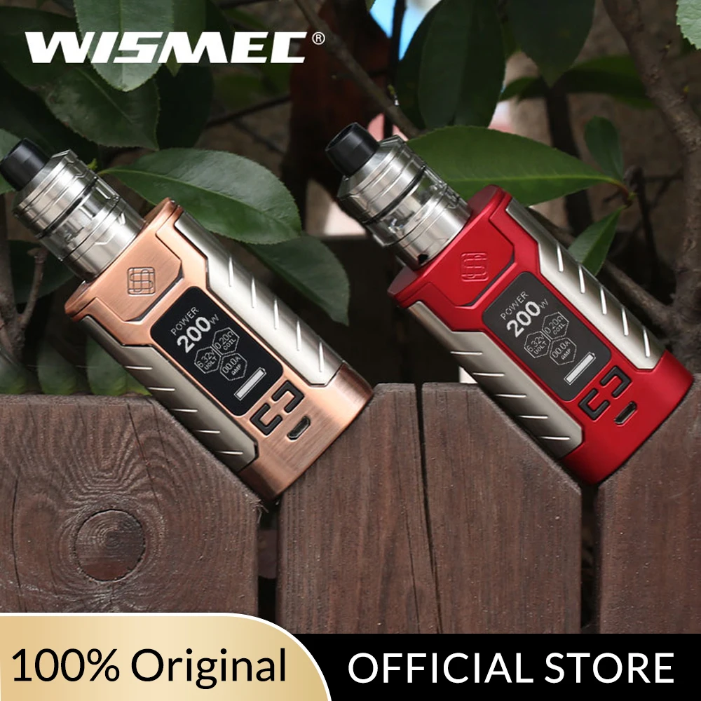 Оригинальный Wismec Sinuous FJ200 комплект с атомайзер разделитель 2 мл/4 мл бак встроенный