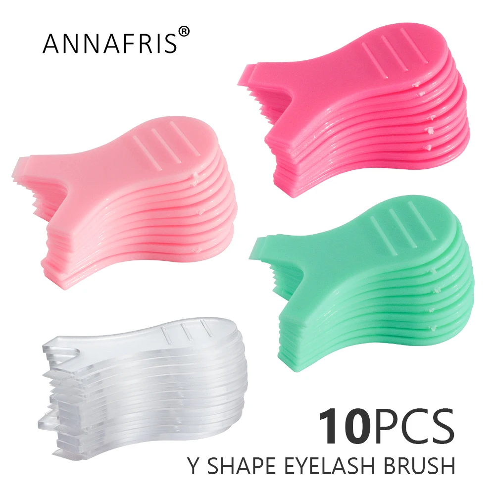 10 шт. силиконовые мини-гребни для наращивания ресниц |