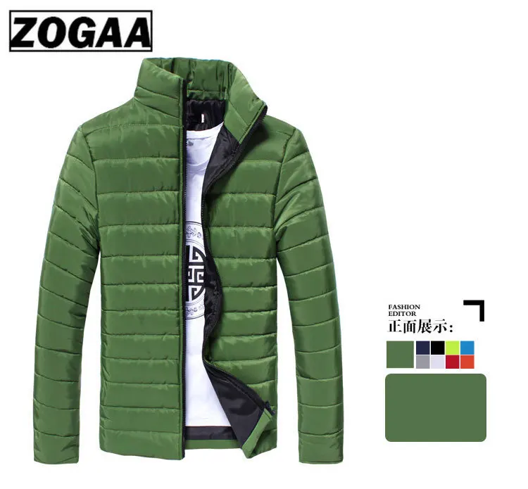 2019 мужские зимние пальто и куртки тонкий воротник стойка многоцветный хлопок