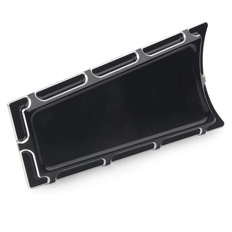 

Motorcycle Edge Cut CNC Billet Dash Insert Tank Cover for FLHS Road Glide Electra Glide 1989-2007 Black
