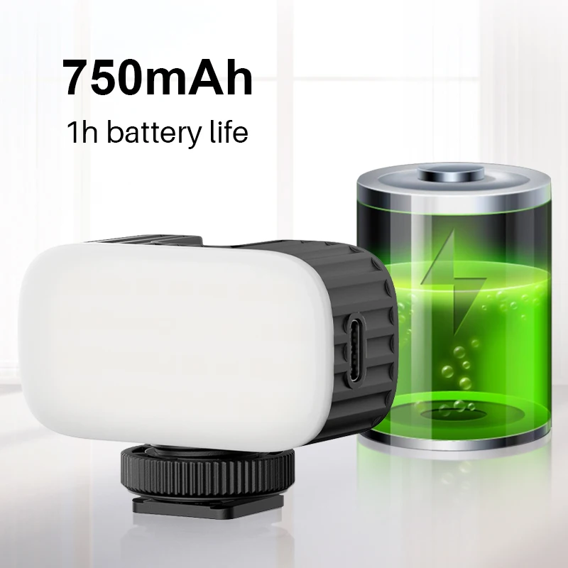 Светодиодный мини-светильник Ulanzi VIJIM VL30 5600K 340LUX для видеосъемки GoPro светильник Mod