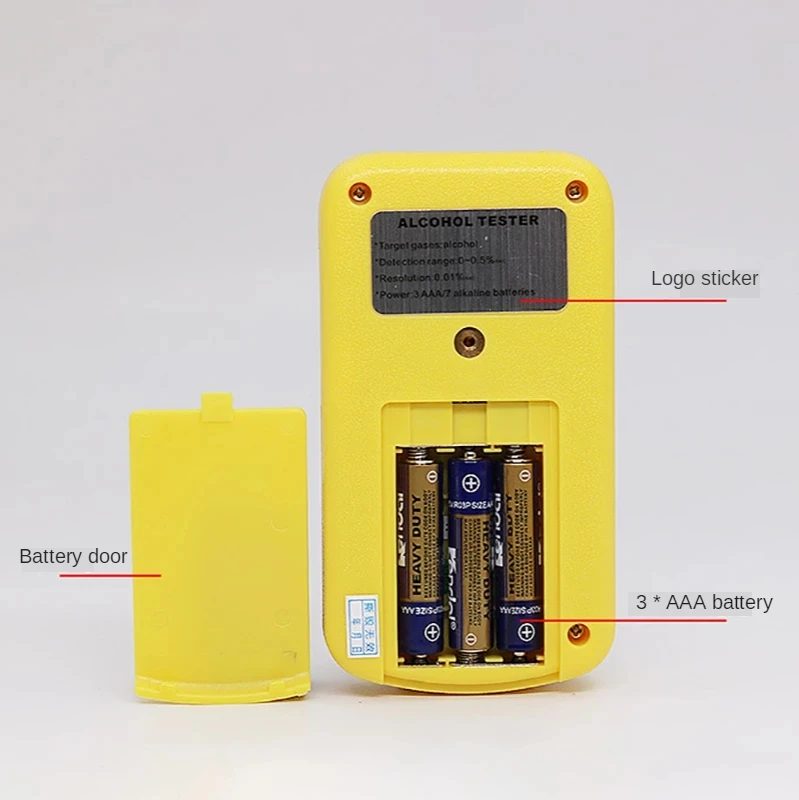 Профессиональный алкотестер полиции с ЖК-дисплеем, цифровым датчиком быстрого отклика и сенсором для определения состояния опьянения водителей алкотестер PT820.