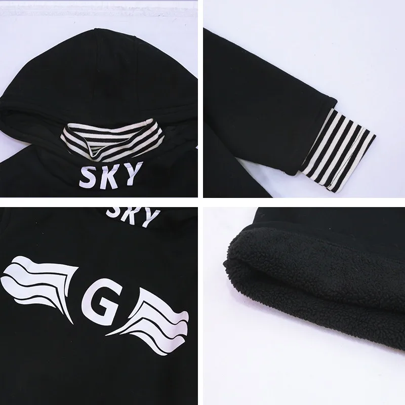 Вельветовый свитер для девочек Новинка 2019 г. зимнее детское свободное