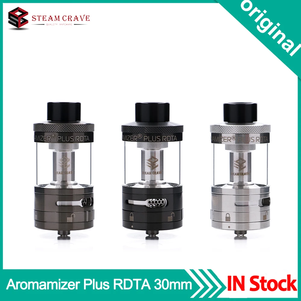 Оригинальный паровой Aromamizer Plus RDTA бак 30 мм увеличенный поток воздуха 10 мл емкость