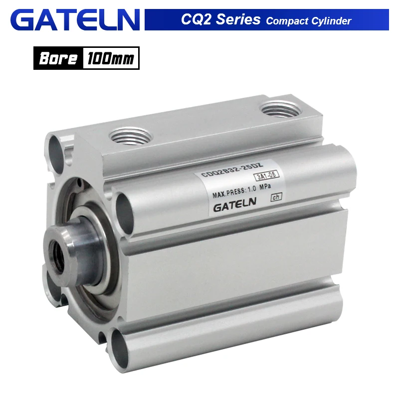 CQ2B100 CDQ2B100 Компактный цилиндр стандартного типа, одноштоковый диаметр двойного действия, ход 100 мм, внутренняя резьба 5-100 мм