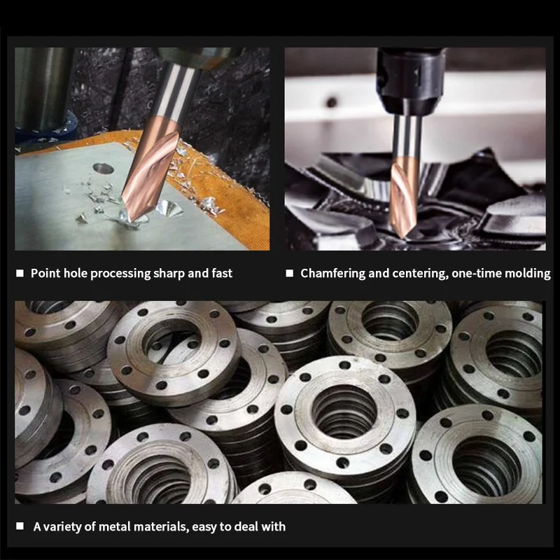 Точечное сверло с ЧПУ Карбид 60 90 120 градусов начальное пусковое расположение