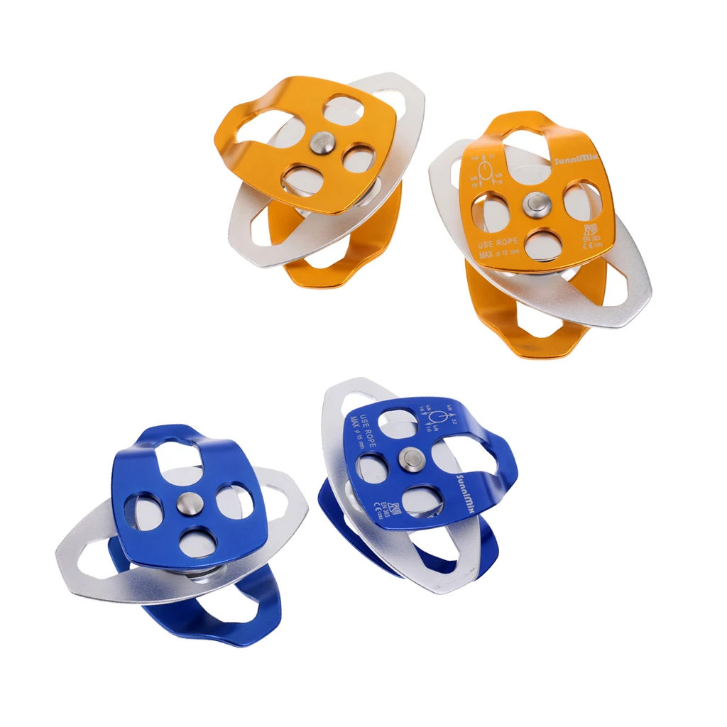 

Outdoor Sports 32KN Double Pulley for Hauling System Rock Climbing Rappelling Caving Dragging Caving Equipment