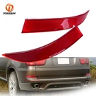 2 шт., светоотражающие полосы для заднего бампера автомобиля BMW X5 E70 LCI 2011-2013