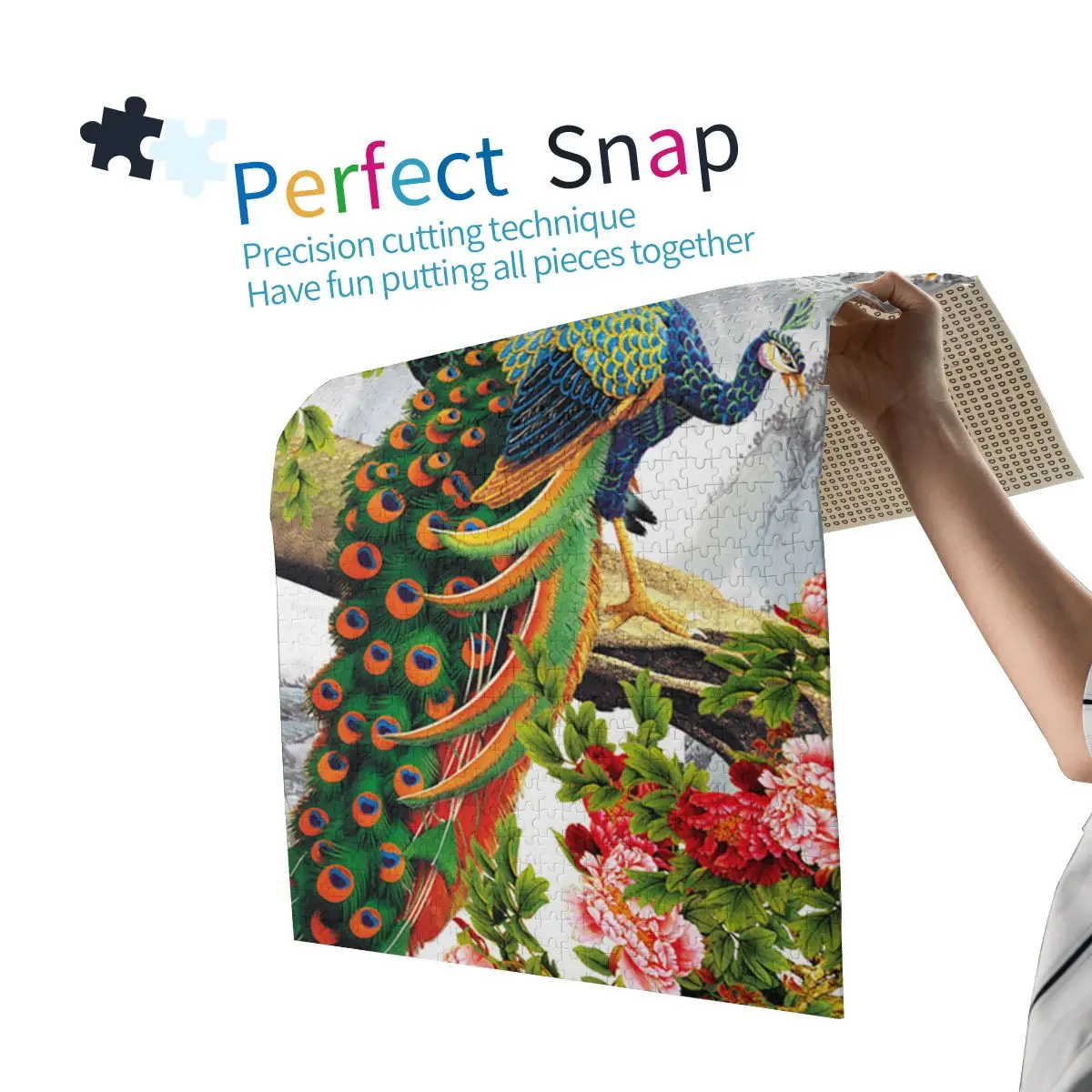

Peacock Bird 1000pcs Puzzle Toys for Adults Jigsaw Puzzles Homeschool Supplies Educational Puzzles Kids Toys Learning Toys