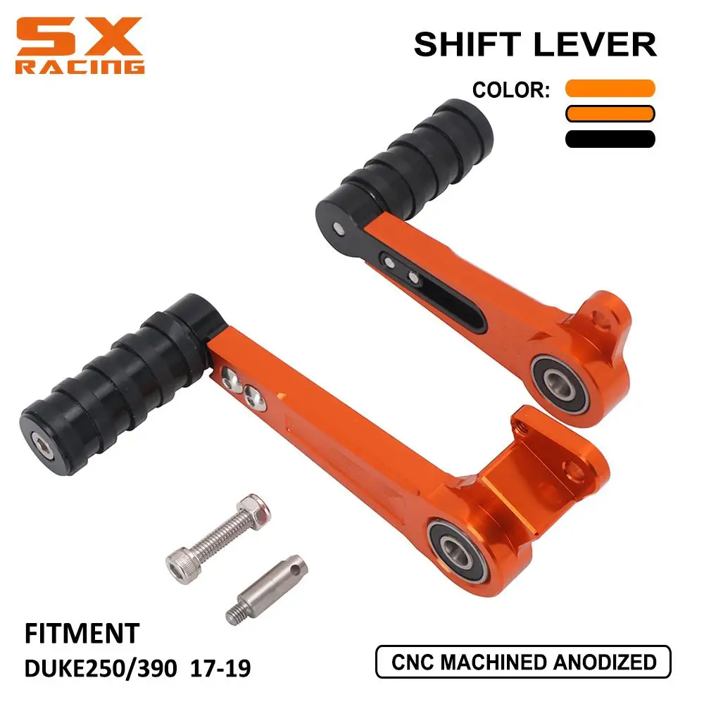 

Алюминиевый Рычаг тормоза и рычаг переключения передач для мотоцикла с ЧПУ для KTM Duke250 390 2017 2018 Duke250 Duke390