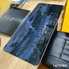 Современный коврик для мыши с вашим именем, современные аксессуары для игр в уникальном стиле, большой коврик для мыши с блокировкой края для клавиатуры ноутбука, резиновый моющийся коврик