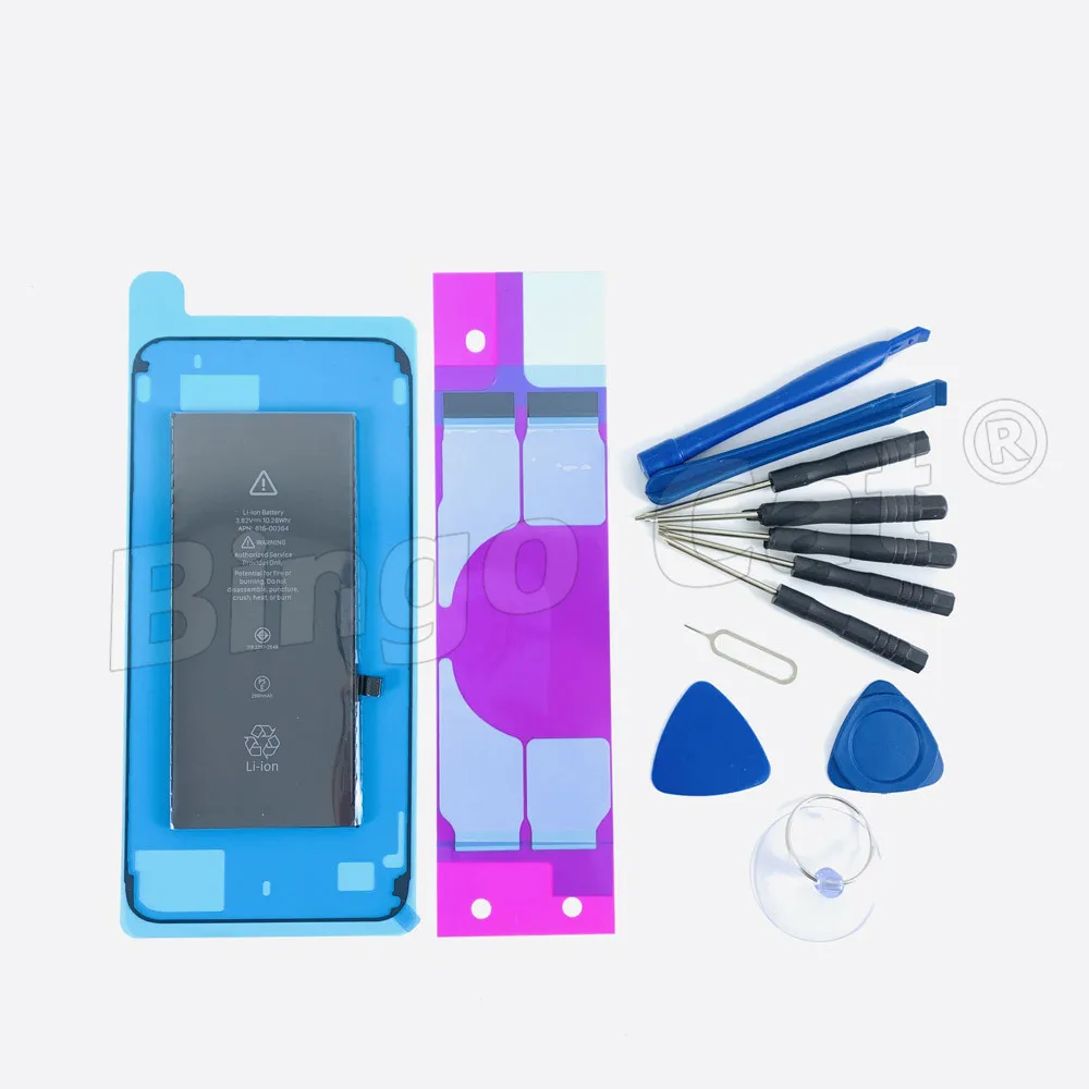 2pc original capacity battery for iphone 6s 7 8 6 plus zero cycle replacement bateria for apple 6p 6sp 7p 8p mobile phone parts free global shipping