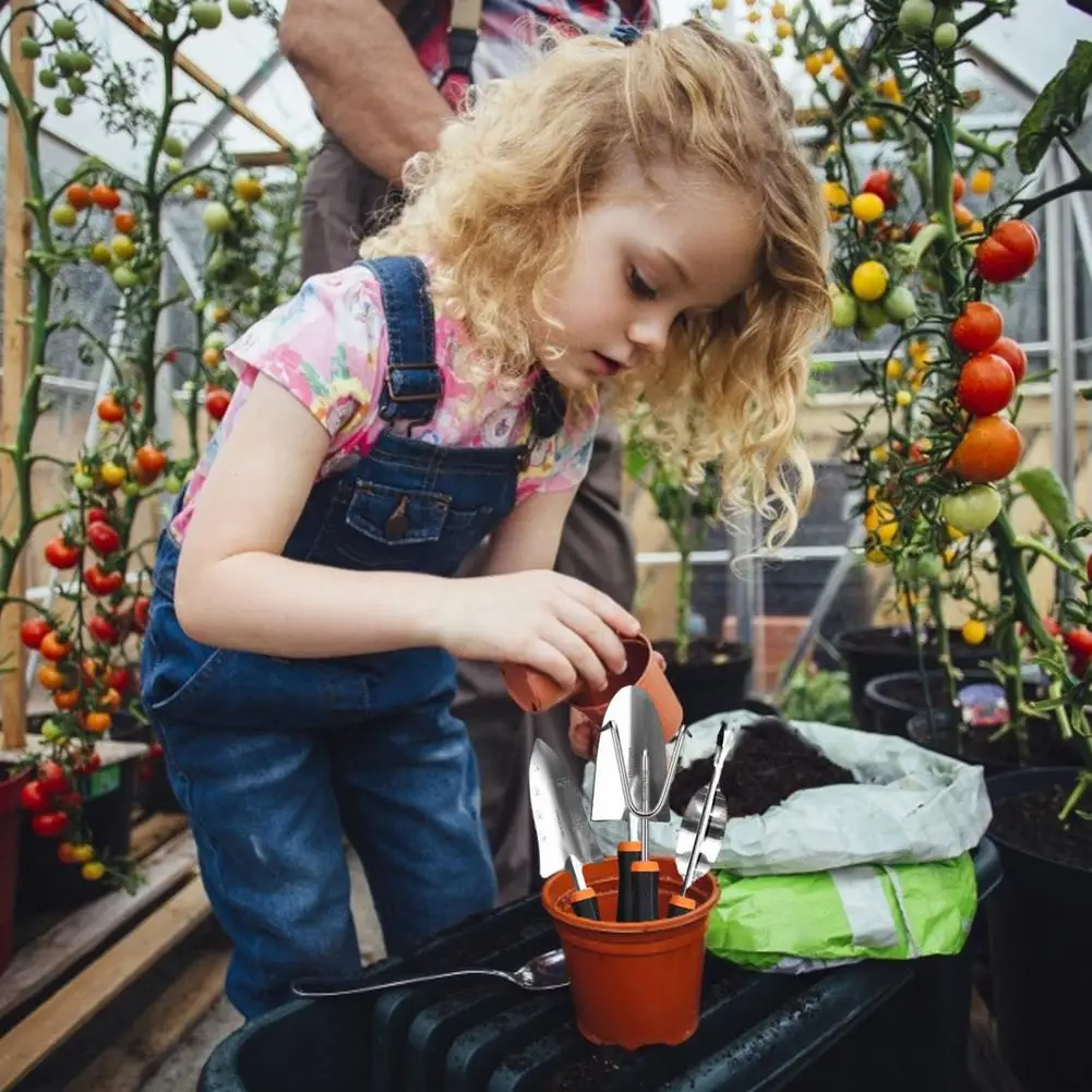 

7pcs Garden Tool Hand Set Bonsai Shovel Rake,Cultivator,Weeder Tools With Ergonomic Handle,Garden Lawn Farmland Transplant