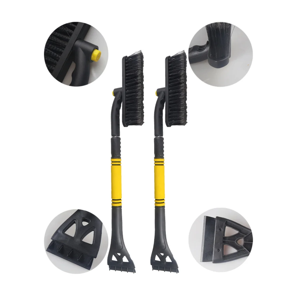 

Car Snow Ice Scraper Telescopic Car Deicing Snow Defrosting Cleaning Tools Snow Shovel Brush Car Windscreen Brush (Blue)