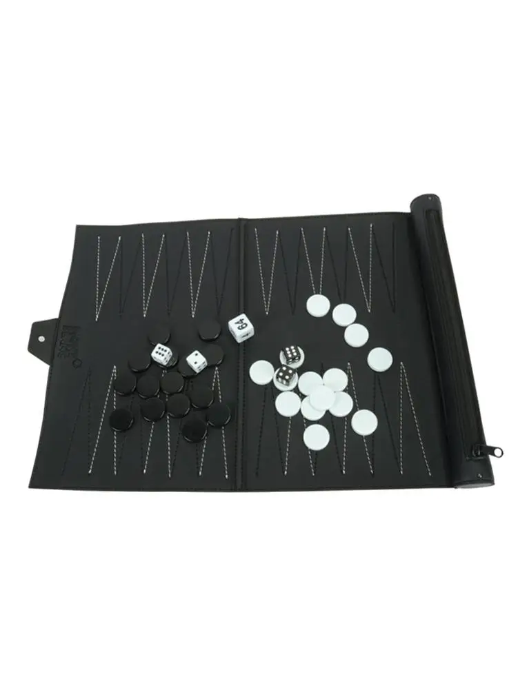 Портативная кожаная шахматная доска из искусственной кожи портативная