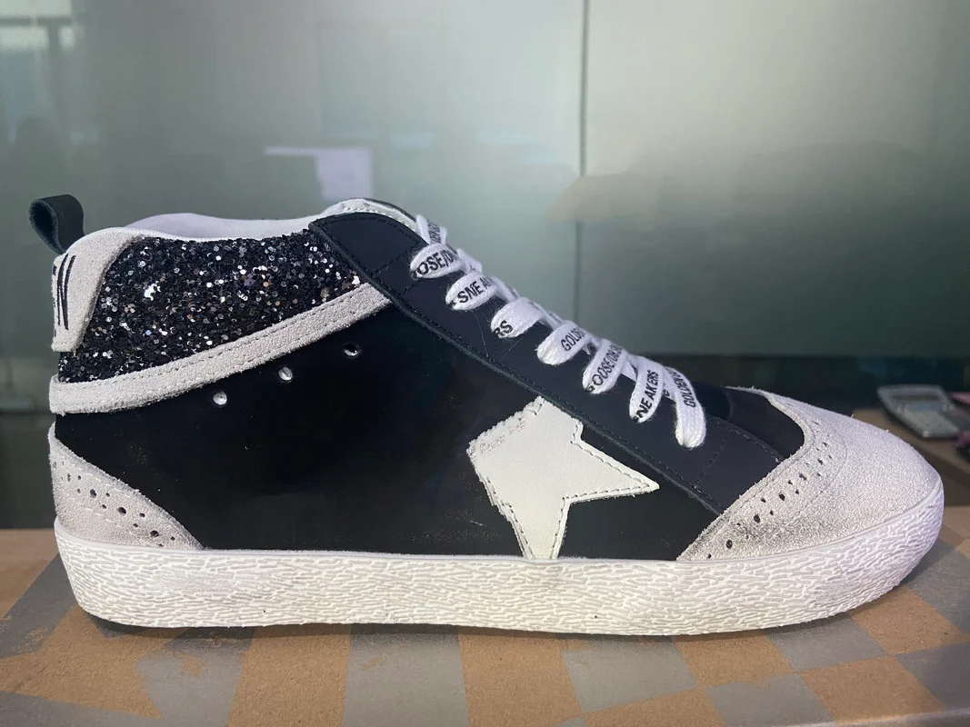 

New Style Children's Shoes Four Seasons Retro Board Toe Top Layer Cowhide Stitching Stars Fashion Casual Parent-child Shoes ST71