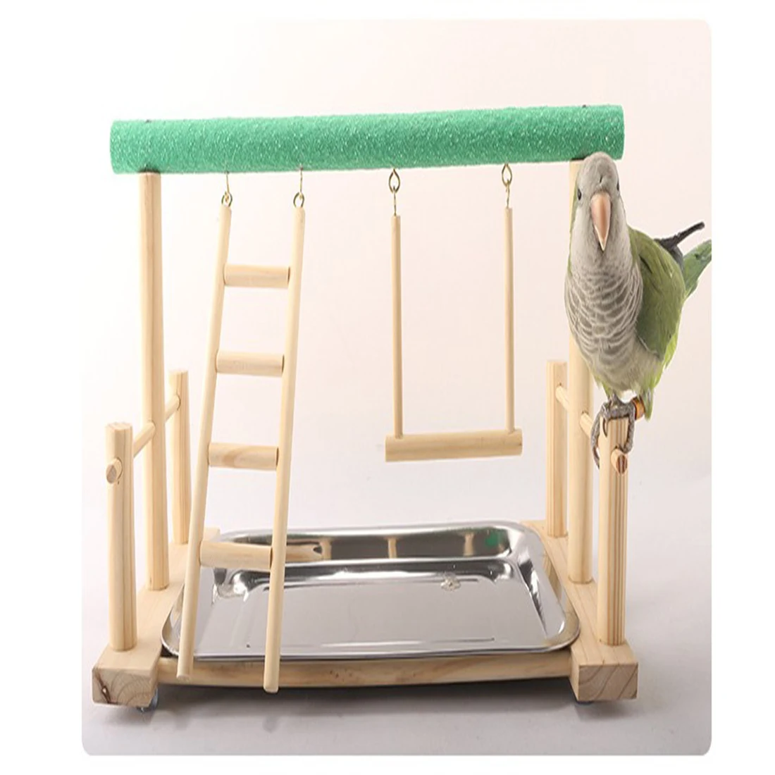 Детская игровая подставка для птиц площадка кокатила деревянный окунь