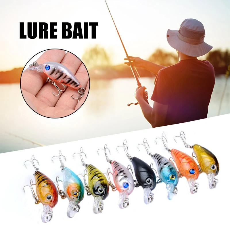 Искусственные рыболовные приманки из АБС пластика 8 шт. с 3D бионными глазами от 0 1