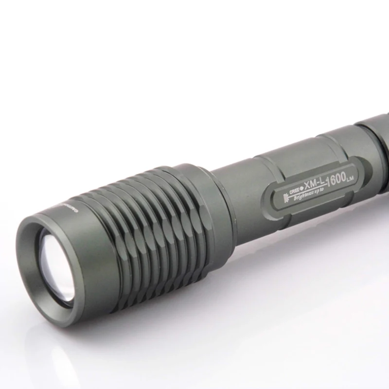 Светодиодный фонарик дальнего действия 2000лм XML T6 портативный зум домашний