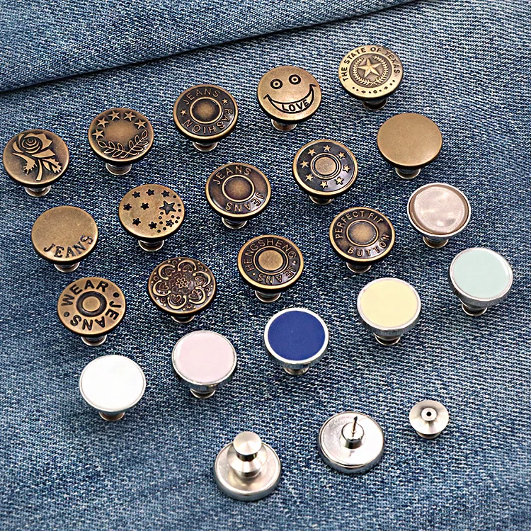 

Съемные пуговицы без гвоздей, регулируемые джинсовые пуговицы без швов, брюки с маленькими пуговицами для смены талии, первая Металлическа...