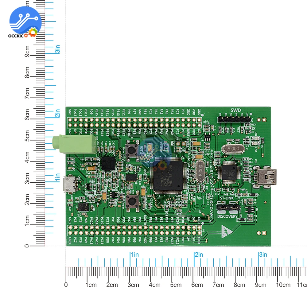 Плата разработки Stm32f4 Discovery Stm32f407 Cortex m4 модуль ST link V2 SWD Коннектор 3 В/5 В Micro AB USB