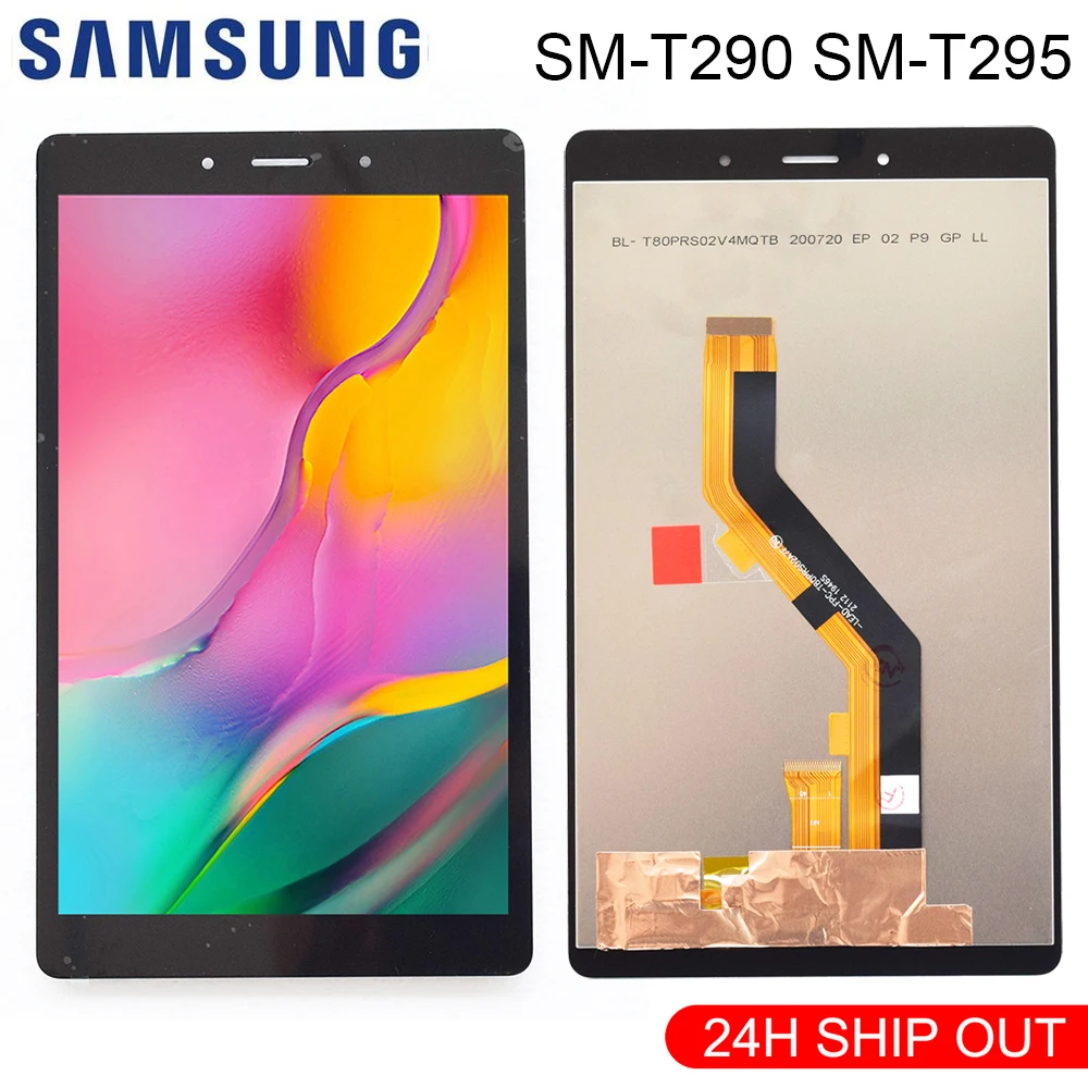 Polegada para Samsung Tela de Toque Tab a 8.0 Original T290 T295 Display Lcd Digitador Assembléia Painel Vidro 8 2021 Sm-t290 Sm-t295