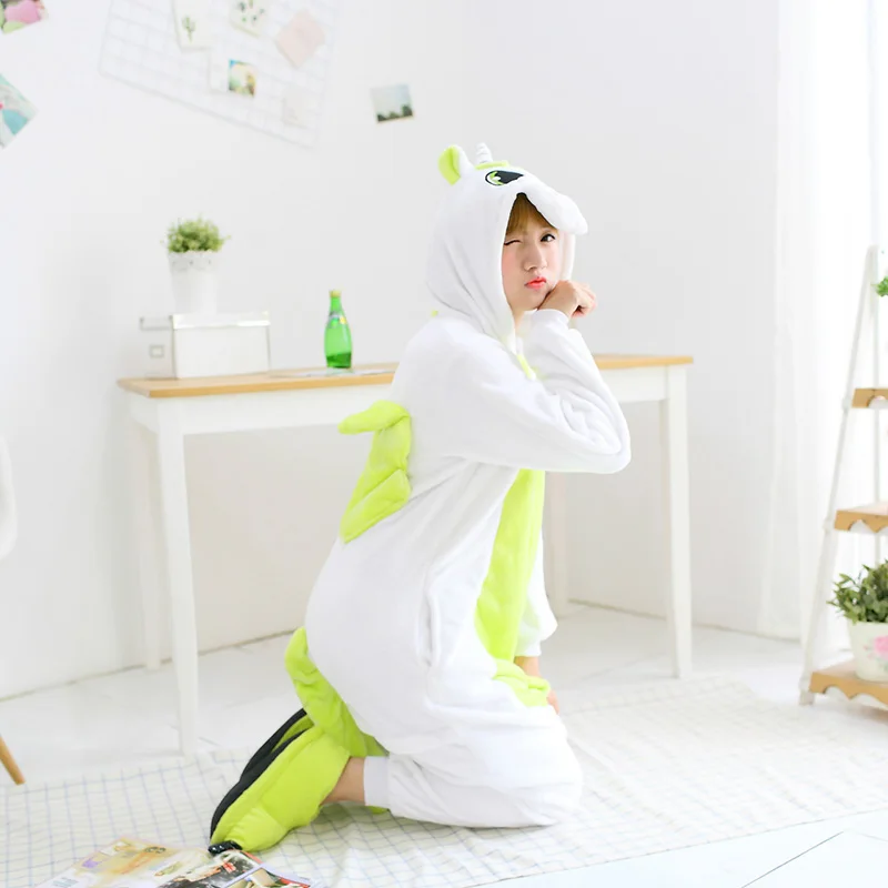 GOGONI &quotЕдинорог пижамы Onesie женские кугуруми панда зимняя Фланелевая пижама