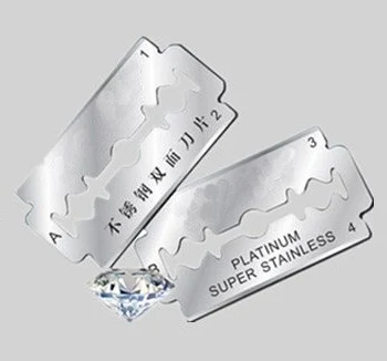 10 шт. лезвие из стали для бритья бровей нержавеющая сталь двойной ручной нож