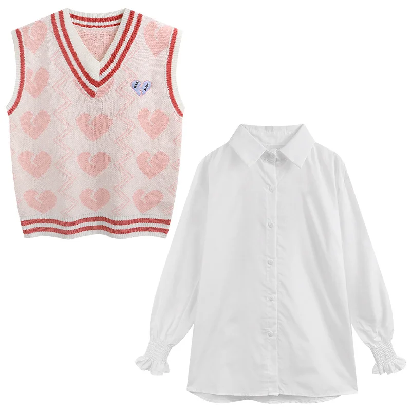 Женский тонкий свитер на раннюю осень 2021 в Корейском стиле нежный пуховик с милым