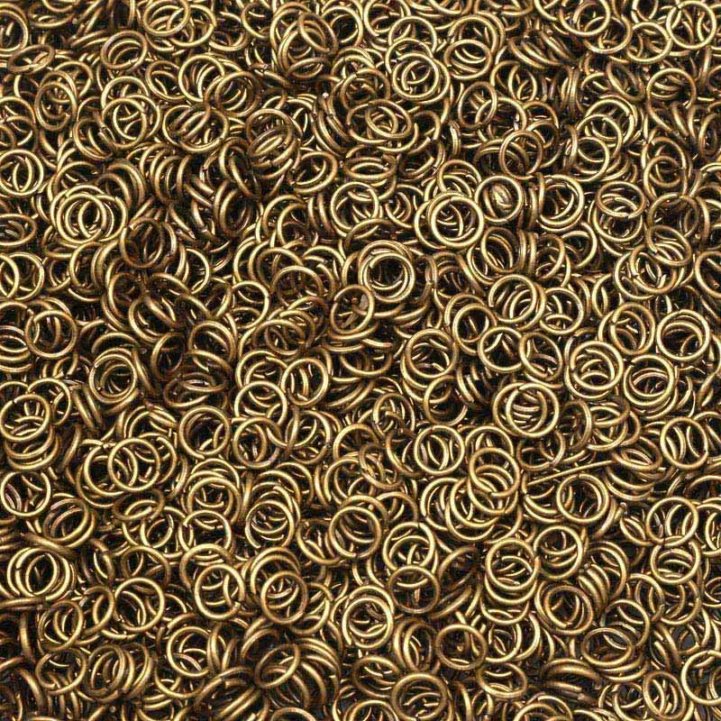 Bronse Circles 1000 шт 3-12 мм Металлические Ювелирные изделия, открытые одиночные петли, прыгающие кольца и разрезное кольцо для самостоятельного изготовления ювелирных изделий, аксессуары ручной работы - Цвет: Bronse Circles