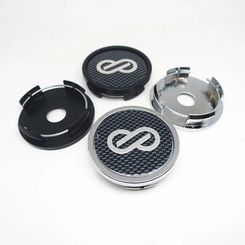 4pcs 58mm 52mm Enkei Racing Wheel Center Caps Hub Hubcaps Auto Rims Dust Replace Alloy Cover Logo Emblem Badge Accessories