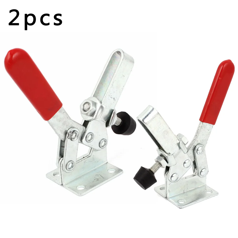 

2pcs Quick Release Holding Metal Horizontal Crank Clip Toggle Clamp Part Set Kit