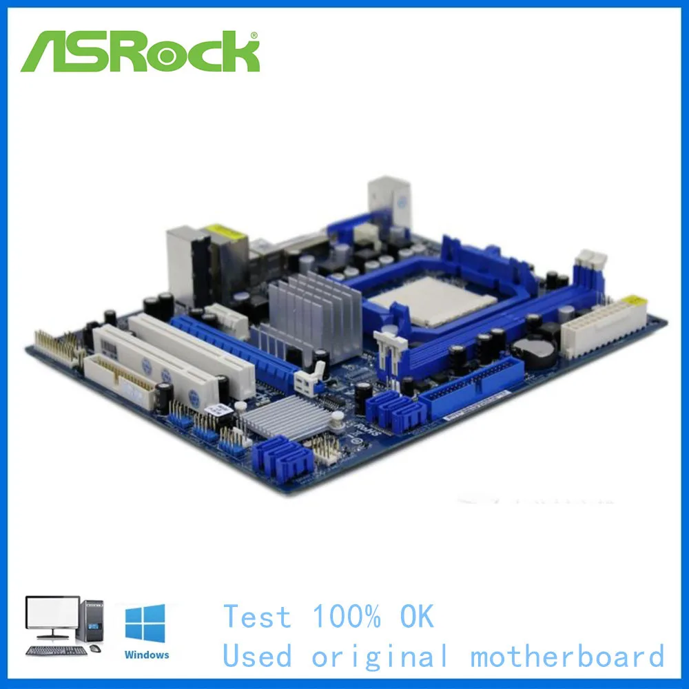 Материнская плата для ASRock 880GM-LE компьютера USB2.0 SATA II AM3 DDR3 AMD 880G 880 б/у настольной