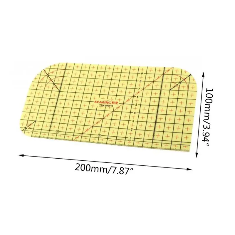 

G92E Ironing Ruler Patchwork Tailor Craft DIY Sewing Supplies Measuring Tool