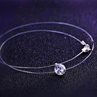 Модное невидимое ожерелье из прозрачной лески женское ожерелье ювелирные изделия цепочки для лески ожерелье