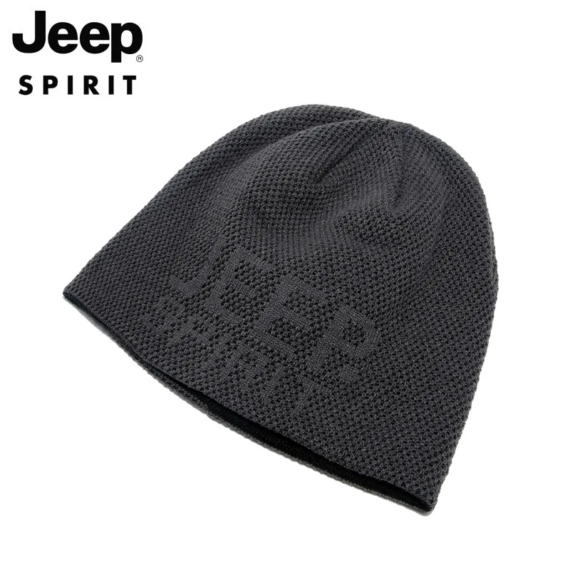 

Новинка 2021, брендовая мужская кепка jeep hecob с флисовой подкладкой, теплая ветровка, шляпа, шапка с принтом букв, Повседневная вязаная шапка s для мужчин