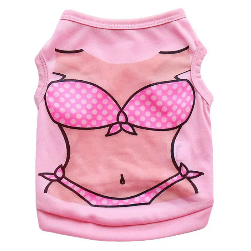 

Dog Jacket Spring Vest Dog Clothes for Small Dogs Cute Spring Puppy Vest Printed Dog Shirt Teddy Hiromi Chihuahua French Bulldog