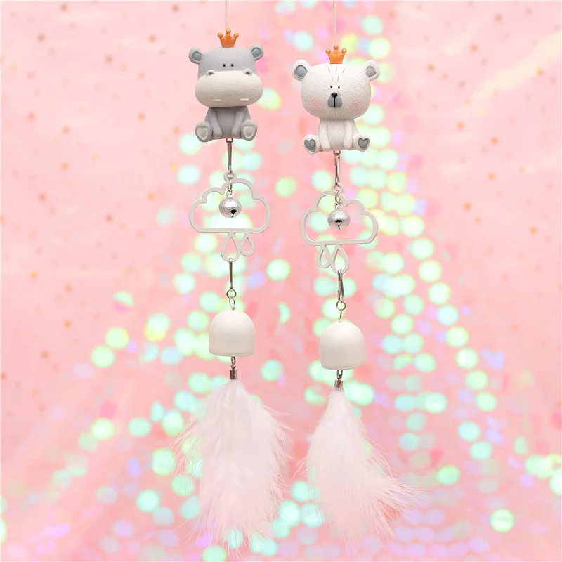 Одежда с принтом животными денежный ящик Северная Европа фигурка медведя