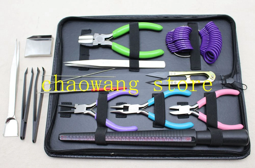 ЮВЕЛИРНЫЕ ИНСТРУМЕНТЫ набор инструментов для бисероплетения Набор плоскогубцев