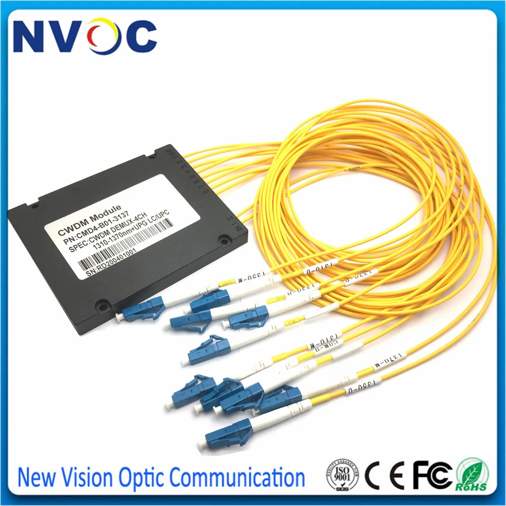 FTTH CA ТВ кабель оптоволоконное оборудование 8 каналов CWDM MUX и DEMUX мультиплексер 1260 ~ 1610 нм бесплатная