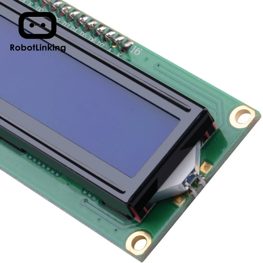 IIC/iec/TWI lcd 1602 16x2 модуль адаптера последовательного интерфейса Синяя подсветка для