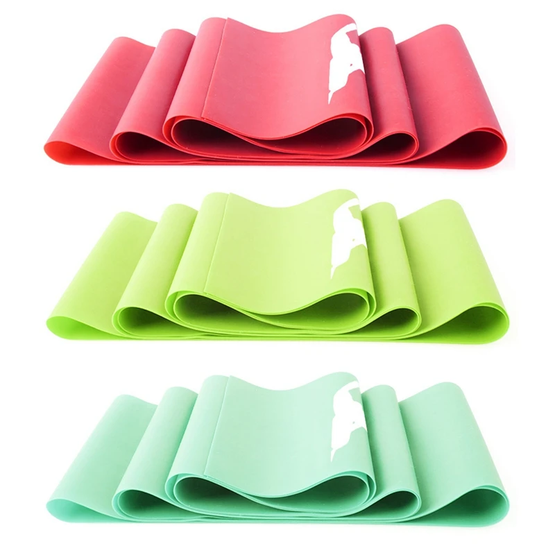 

Hot POVIT Latex Tension Band Yoga Stretching Fitness Resistance Yoga Supplies Elastic Band Tension Sheet Indoor Female