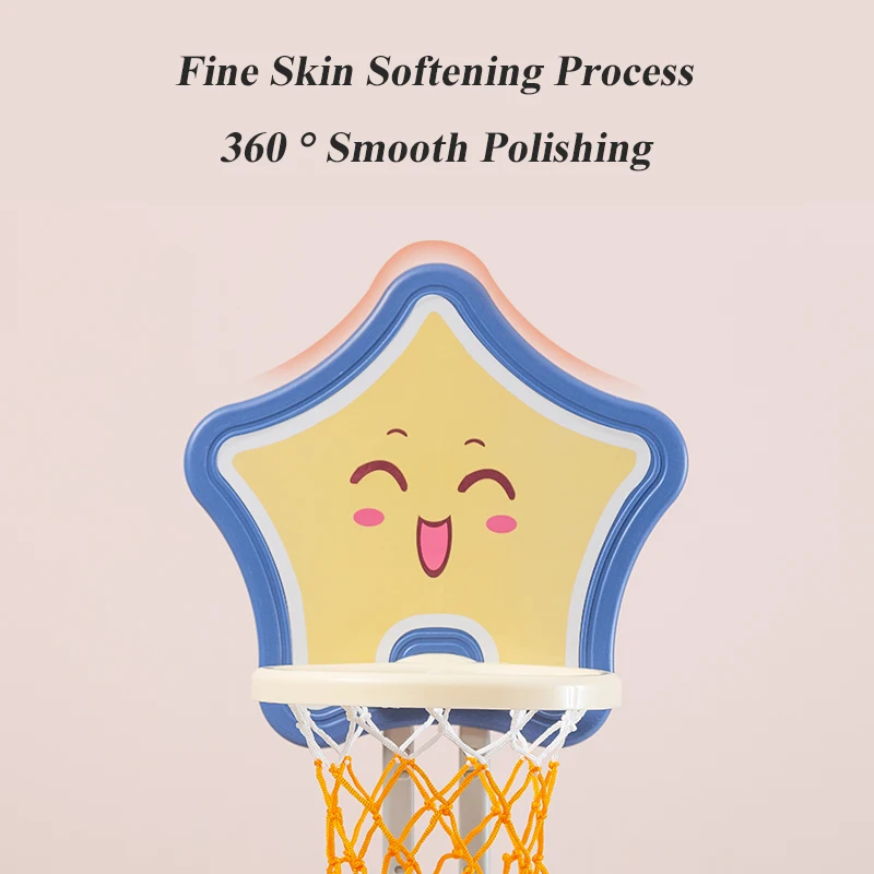 

Infant Shining Baby Basketball Stand Multifunctional Indoor Basketball Stand Kid Sports Toys 165CM Height Adjustable Kids Games