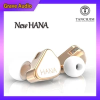 tanchjim new hana 2021 earphones new version dynamic hifi in ear monitors headset with 0 78 2pin detachable cable earbuds