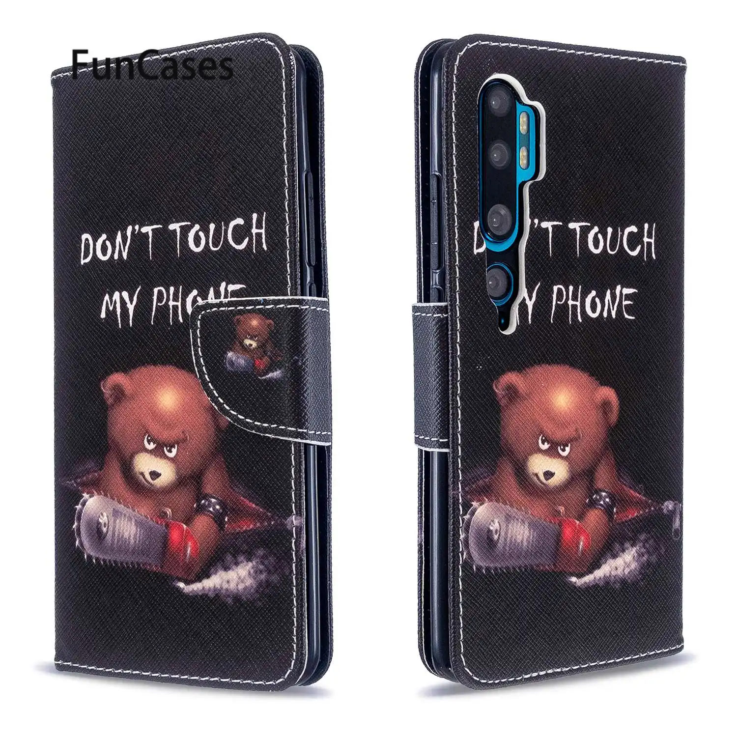 Чехол книжка с цветком сливы для Xiaomi Note 10|Чехлы-портмоне| |