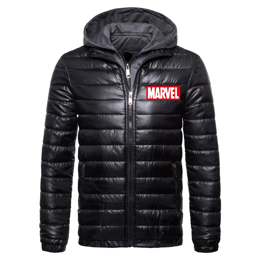 2021 new men's hot sale jacket down jacket brand printing men's casual fashion men's zipper top direct sales