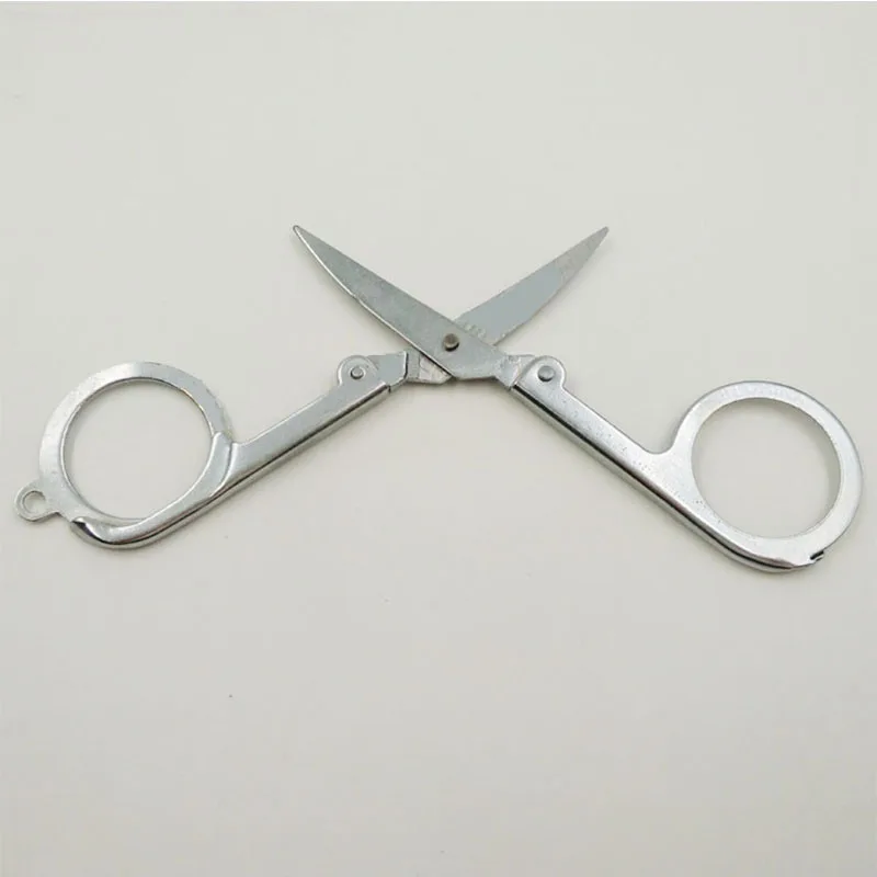 Портативные складные мини ножницы из нержавеющей стали ручной работы для