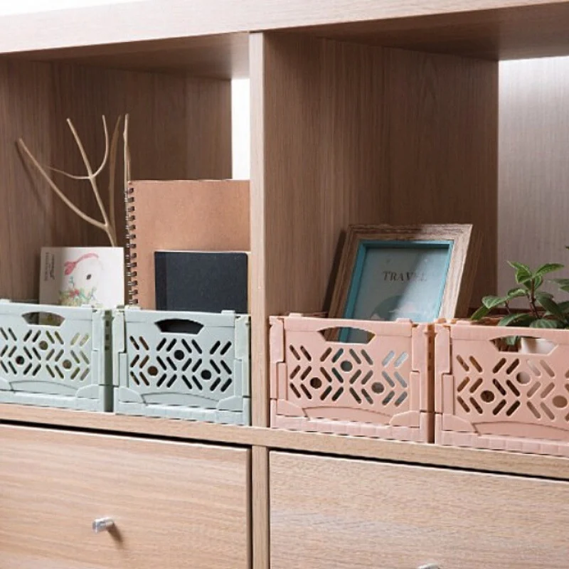 Составная настольная корзина для хранения коробка всякой всячины складная