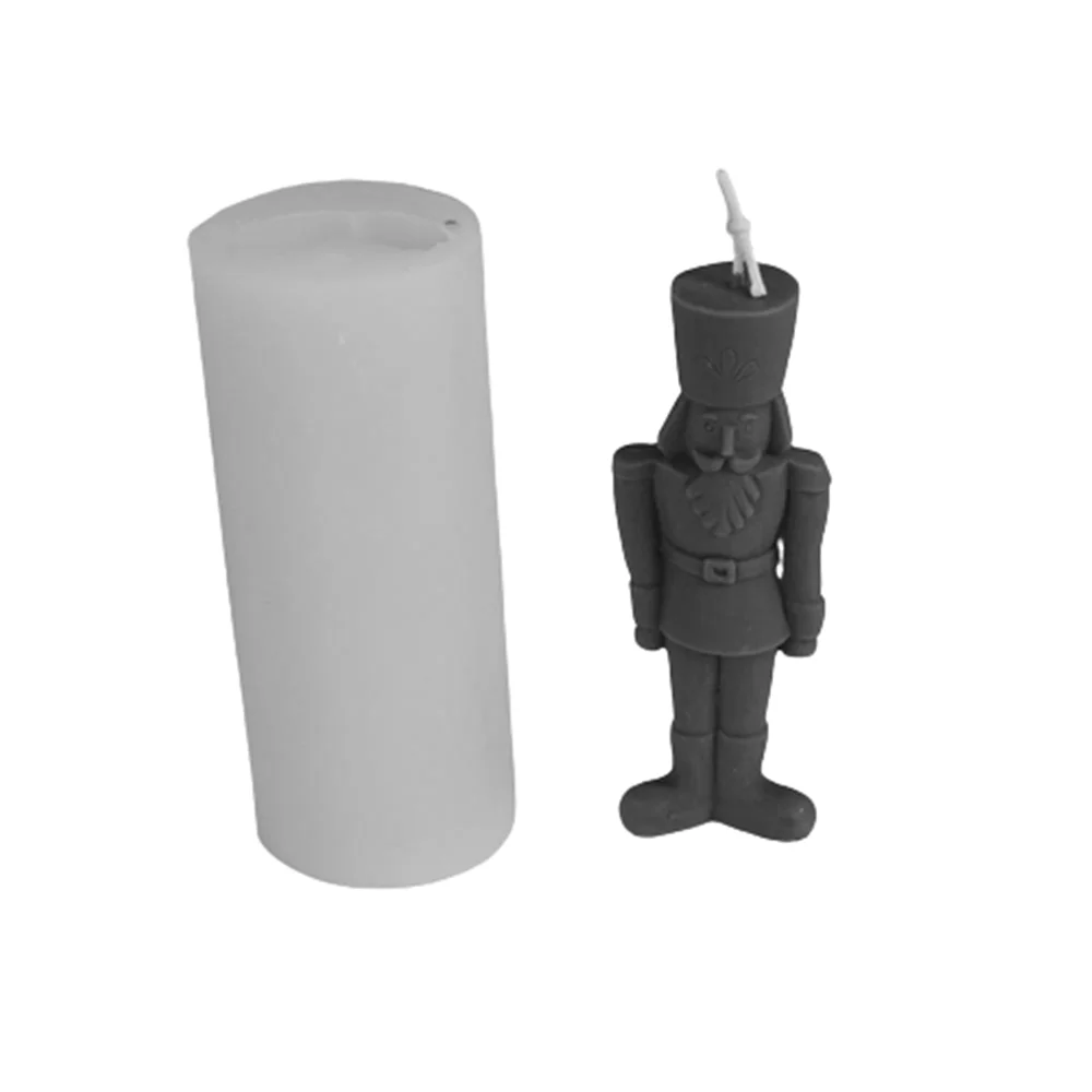 

1pc King Candle Mold Wax Aromatherapy Candle Diy Human-shaped Candle Silicone Mould Soap Craft Making Tools Home Decor, Simple
